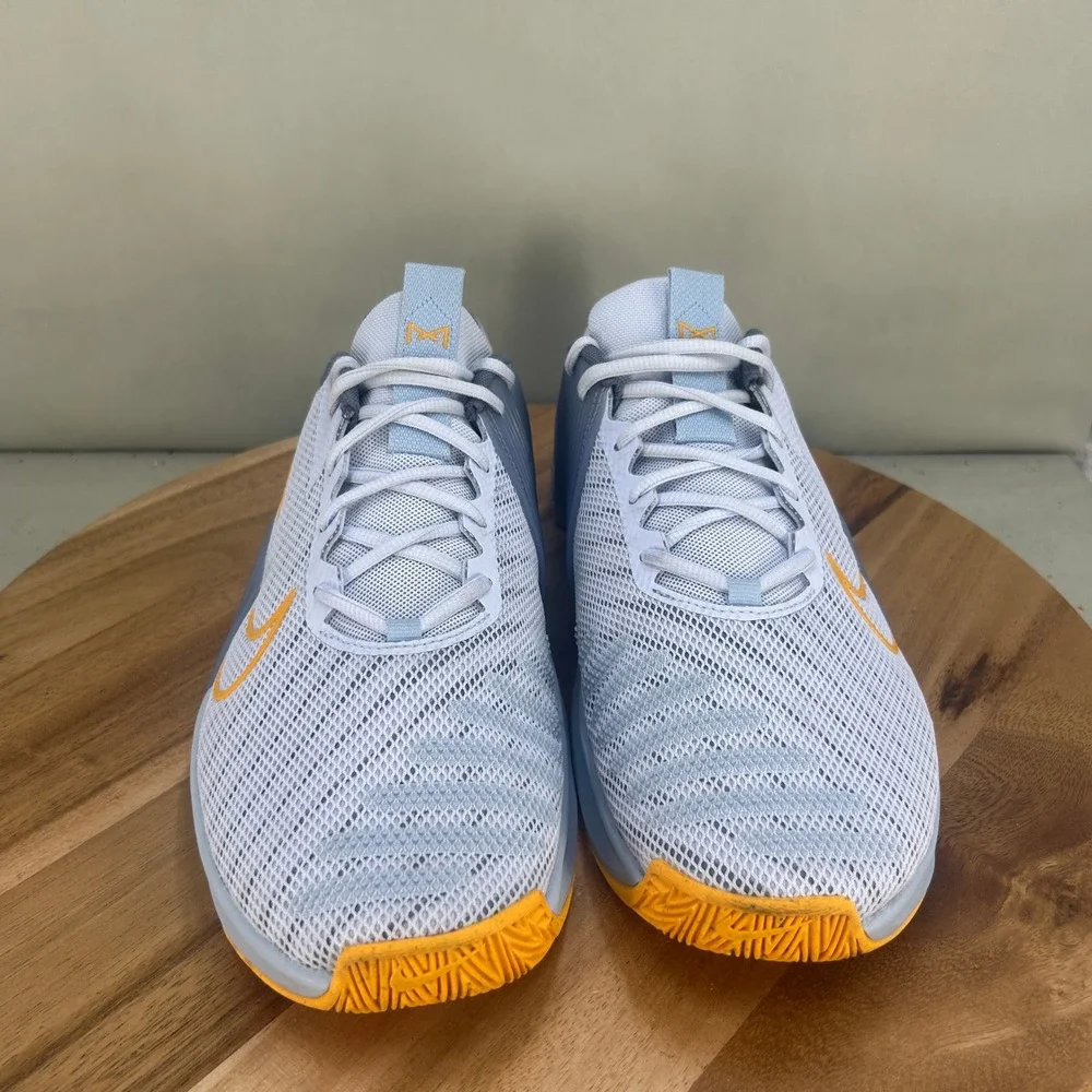 Nike Metcon 9 Mens Training Shoes Grey Orange DZ2617-005 Size 11.5 Gym Workout